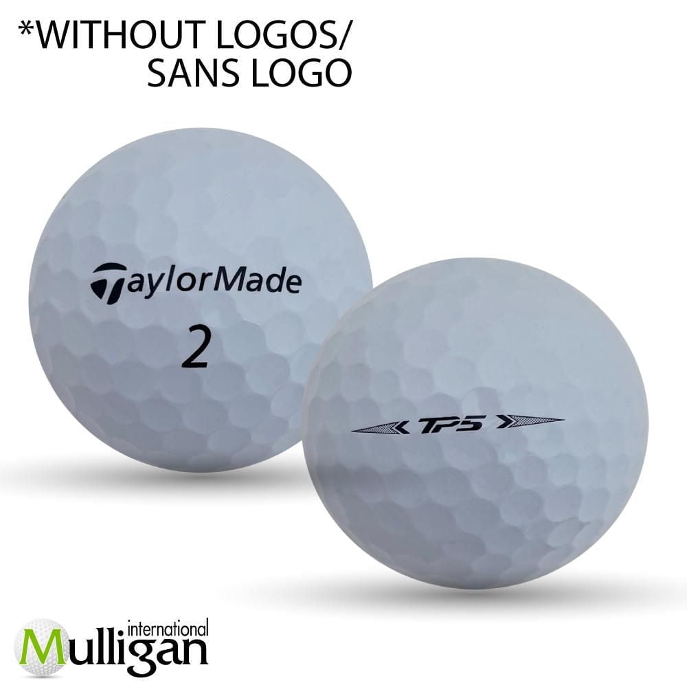 Mulligan - 48 Taylormade TP5 5A Pristine Recycled Used Golf Balls, White