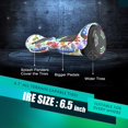 thumbnail image 2 of Hoverboard pour Ados et Adultes (Système hoverstar 2.0), Couleur Chrome et Design Coloré Hooverboard Haut-Parleur Bluetooth Huverboard avec Lumière LED Roues Clignotantes Trottinette Électrique Auto-Équilibrée Certifiée, 2 of 7