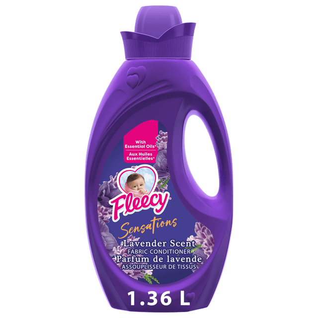 Fleecy Sensations Liquid Fabric Conditioner, Lavender Scent, 1.36 L