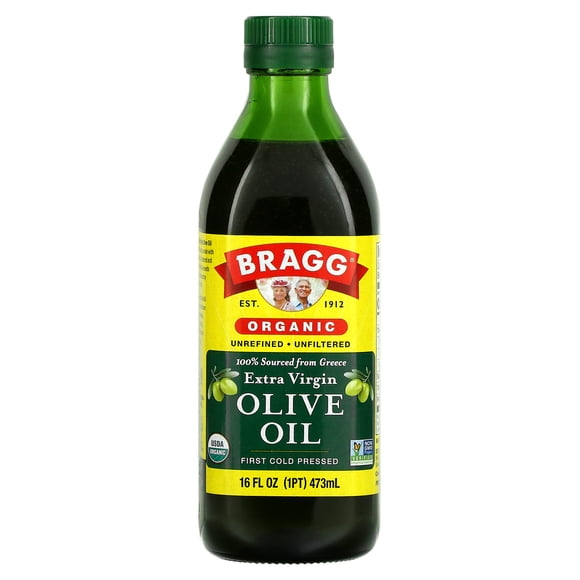 Bragg , Huile d'Olive Extra-Vierge Biologique, 16 fl oz (473 ml)