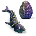 thumbnail image 2 of Birdeem Fish Tank Decorations, Fish Tank Decoration, Sharks Ornament Fish Tank Coffee Table Ornament All Joint Movable Standing Small Gift, Shark Tank Products, 2 of 5