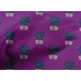 thumbnail image 4 of oneOone Cotton Poplin Fabric Leaves & Lotus Block Printed Fabric 1 Yard 42 Inch Wide, 4 of 4
