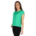 thumbnail image 4 of Inkmeso Solid Short Sleeve Basic T-Shirt For Womens Patch Pocket Casual Summer Basic Top, 4 of 7