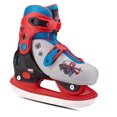 thumbnail image 3 of Marvel Spider-Man Hardshell Adjustable Ice Skates, extra small (Y8-Y11), grey / red, 3 of 3
