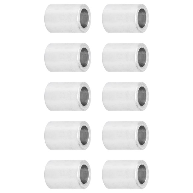 Round Spacers, Threadless OD 6mm ID 4mm Aluminum Alloy Spacer Lightweight For Workpiece Connecting