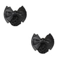 thumbnail image 1 of Guardoinrt Filet à Cheveux à Grand Application avec Nœud pour une Apparence Chic et Professionnelle Bons Cadeaux Deux Nœuds-Noir 2 Ensembles, 1 of 6