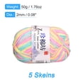 thumbnail image 2 of Unique Bargains Cotton Blend Pink Green Yarn, 5 Pack, 2 of 8