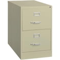 thumbnail image 3 of 26.5" Deep 18" Wide Commercial Grade 2 Drawer Metal Vertical Legal File Cabinet in Putty, 3 of 7