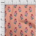 thumbnail image 1 of oneOone Polyester Lycra Fabric Leaves & Floral Block Print Fabric By Yard 56 Inch Wide, 1 of 4