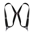 thumbnail image 1 of pitrice Bretelles Hommes Femmes en Forme de Y Bretelles Élastiques Réglables Ceinture Arrière Robuste Noir, 1 of 9
