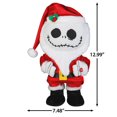 thumbnail image 3 of Small Side Stepper-Jack Skellington as Santa-Disney (WMCA), 3 of 3
