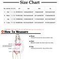 thumbnail image 3 of ylioge Womens Swimsuits Bikini Sets Two-Piece Solid Thongs Bathing Suits, 3 of 6