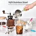thumbnail image 3 of U-Taste 18/8 Stainless Steel Measuring Cups and Spoons Set: 12 Pieces Metal Stacking Kitchen Baking Cooking Food Measure Set 7 Cups 5 Spoons with Strengthened weld joints (Multicolors), 3 of 10