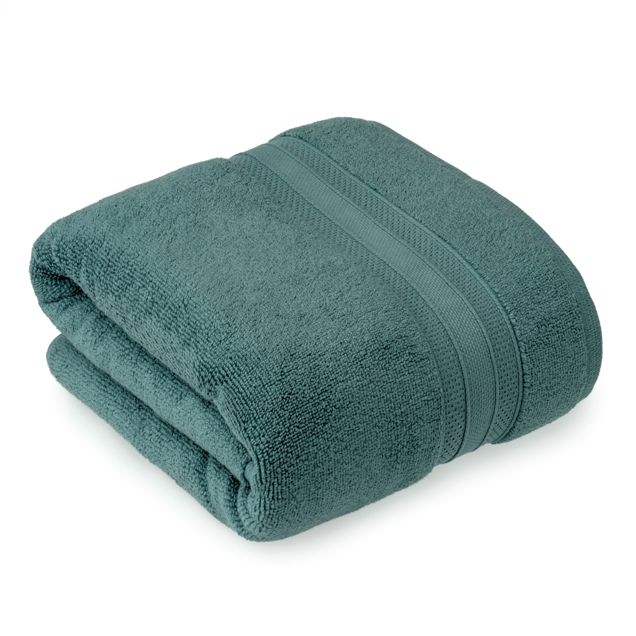 hometrends Solid 100% Cotton Washcloth, 1 Piece, 550 GSM, Highly Absorbent & Soft Bathroom Light Teal