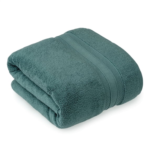 Drap de bain uni 100 % coton Home Trends, 1 pièce, 550 g/m², très absorbant et doux, bleu sarcelle