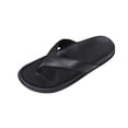 thumbnail image 1 of FRSASU Womens Platform Flip Flops Open Toe Slides Flat Sandals Thong Summer Beach Vacation Shoes Black, 1 of 9