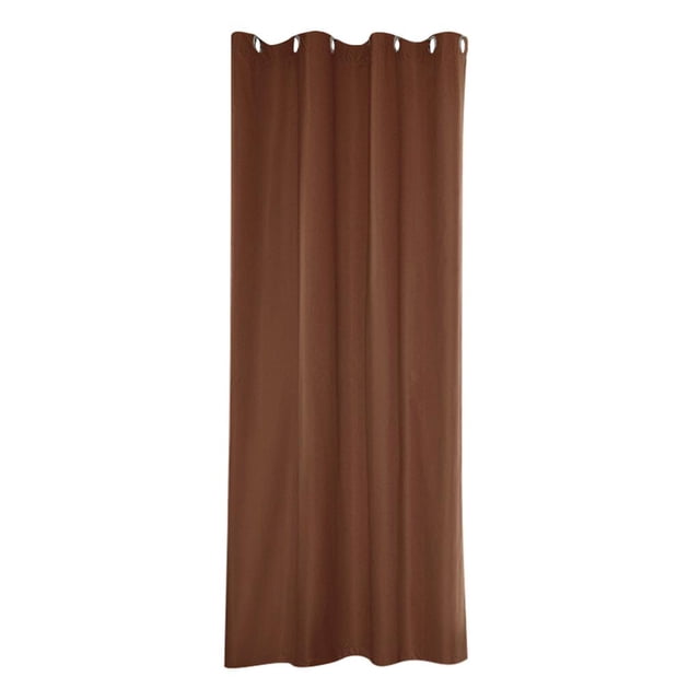 Abbracc Rideau Extérieur Occultant Draperie Intimité Protection Solaire pour Patio Glissade Verre Coffee_54x96 Pouces