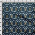 thumbnail image 3 of oneOone Cotton Flex Fabric Paisley & Chevron Ikat Print Fabric By Yard 40 Inch Wide, 3 of 4