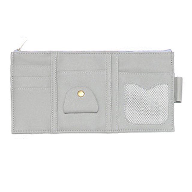 CAROOTU Car Sunblinds Organizer Interior Accessories Storage Bag with Zipper Multifunction
