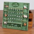 thumbnail image 2 of Retro Wooden Wall Perpetual Calendar Home Decoration Daily Desktop Calendar, 2 of 6