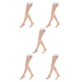 thumbnail image 3 of maskred Soft And Comfortable Tights High Stocking Stretchy Warm Fashionable Easy To Wear Nylon Compression Stockings Toe wrapping - skin S 5Set, 3 of 6