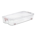 thumbnail image 1 of Sterilite 62 Liter Ultra™ Wheeled Underbed Storage Box - Pink, 1 of 9