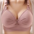 thumbnail image 4 of Timegard 3pc Bras for Women No Underwire Plus Size Adjustable Strap Ruched Comfort Everyday Bralette, 4 of 4