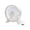 White, variant on Desk Fan Quiet Plug In Small Fan for Office Home With USB Power 15 cm x 15 cm Size 200 g Weight