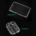thumbnail image 5 of Switch OLED Split Crystal Soft Case - Shockproof TPU Protective Cover for Nintendo Switch OLED Console, Transparent Detachable Shell with Anti-Scratch & Drop-Resistant Design, 5 of 5