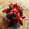 thumbnail image 3 of LEGO Icons Poinsettia Plant Building Set, Holiday Home Décor, Grande Italia Plant, Holiday Centerpiece, 10370, 3 of 6