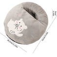 thumbnail image 2 of USB Powered Heated Foot Warmer Portable Flannel Slipper for Office Home, 360° Warmth Comfort, Machine Washable Cold Weather Relief, 2 of 9