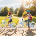 thumbnail image 4 of Costway Vélo pour Enfants 16 Pouces Bicyclette Ajustable pour Tout-Petit avec Roues Stabilisatrices pour Fille de 4 à 7 Ans Bleu, 4 of 10