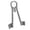 Light Gray, variant on Multimeter Probe Holder Adjustable Universal Fixing Clip Practical Tool Organizer For Outdoor Home Use Durable Design