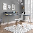 thumbnail image 3 of Ameriwood Home Haven L Desk with Riser, Black Oak, 3 of 9