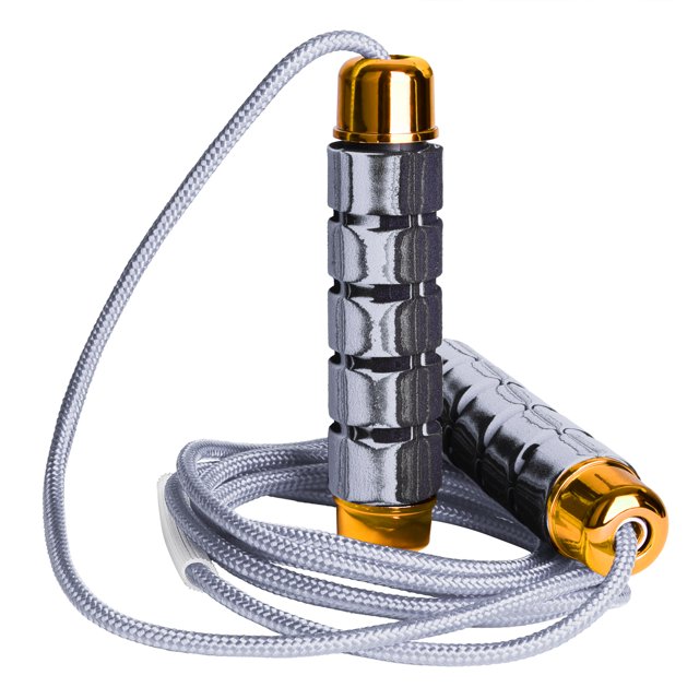 Yeacher Skipping Rope Adjustable Jump Rope designed for fitness and aerobic exercises, featuring a steel wire rope with a protective PVC sleeve and thick foam handles for sweat absorption. The 9.2 ft rope length is adjustable, and premium bearings ensure smooth 360° rotation. Suitable for men, women, and children, perfect for weight loss and physical coordination.