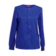 thumbnail image 1 of Veste de Sarrau pour Femmes, Tenue de Travail, Fermeture à Boutons-Pression à l'Avant, Veste de Réchauffement pour Sarraus, 1 of 4