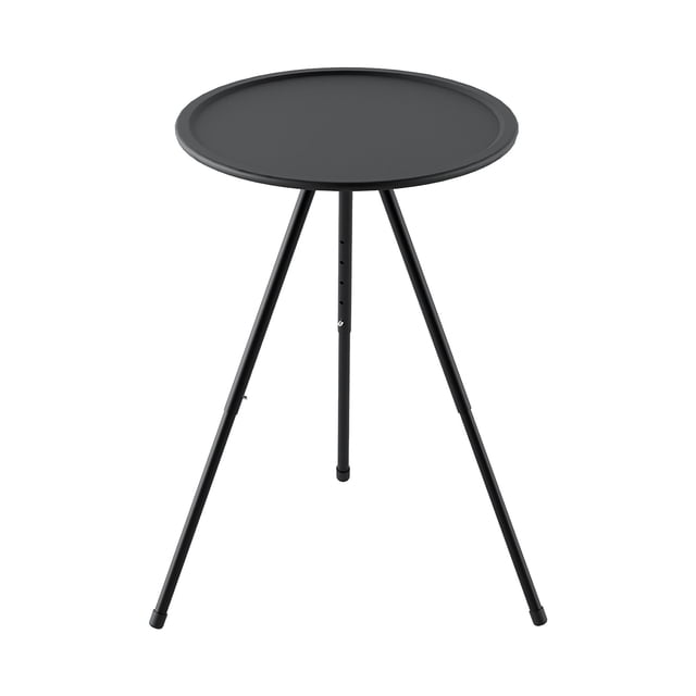Iumwxz Outdoor Folding Small Round Table Portable And Adjustable Camping Table Camping Equipment Picnic Double-layer With Light Rack Coffee Table home tool Plastic up to 45% Off