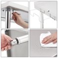 thumbnail image 3 of 60x24x35 Inch NSF Stainless Steel Prep Table - Adjustable Undershelf, Heavy Duty, Removable Waste Rack, Tool Hooks, Straight Edge, Without Casters, 3 of 6