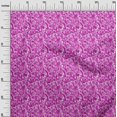 thumbnail image 2 of oneOone Polyester Spandex Fuschia Pink Fabric Florals Sewing Craft Projects Fabric Prints By Yard 56 Inch Wide-RW2, 2 of 4