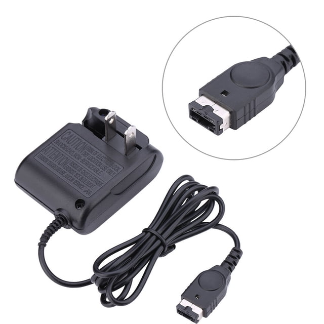 Gameboy Advance GBA SP Charger with constant power supply, designed for automotive use as a car power adapter. Features a lightweight and portable black design, a standard 2-pin plug, and a 113cm cable for convenient use at home, during travel, or in vehicles. Built-in reverse circuit prevents overcharging, short circuits, and electronic shocks.