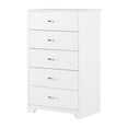 thumbnail image 2 of South Shore Fusion 5-Drawer Chest for Adult, in Pure White, 2 of 12