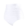 thumbnail image 3 of RELLECIGA Women's High Waisted Ruched Bikini Bottom, 3 of 6