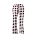 thumbnail image 3 of Women Plaid Pajama Pants Sleepwear Drawstring Cotton Loose Bottoms, 3 of 5