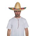 thumbnail image 1 of Sombrero avec bordure serape 20", 1 of 1