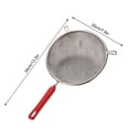 thumbnail image 1 of Flour for Baking,Stainless Steel Double Ear Handheld Filter Sieve Flour Sieve Baking Gadget,Stainless Steel Mesh, 1 of 2