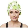 thumbnail image 2 of Bonnet de Bain à Pétale Floral pour Femmes – Style Rétro Vintage Bonnet de Bain pour Cheveux Longs et Courts, 2 of 5