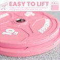 thumbnail image 4 of Synergee Bumper Plates – Durable Olympic Weight Plates, Low-Bounce Rubber for Strength Training, Powerlifting, and Functional Workouts., 4 of 6