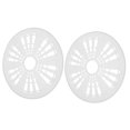 thumbnail image 4 of KAKOWELY Bonnet en Forme de machine à Laver 2 Pcs Capuchon Rotatif en Plastique Automatique Pièce de Lavage Déshydratation Baril Accessoires de machine à Laver Blanc, 4 of 4