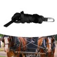 thumbnail image 3 of Practical Horse Rope Equestrian Rein Halters Heavy Duty for Livestock Webbing 15mm Wide Accessories Double Layers Snap black, 3 of 7