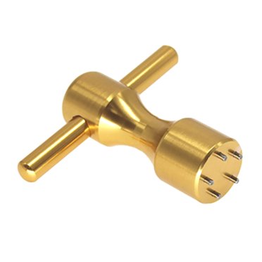 braveheart Golf Putter Screws Wrench Steel Golfing Club Spanner 5 Pin Holes Portable Replaceable Weight Tools Accessories Gifts Gold 1Set